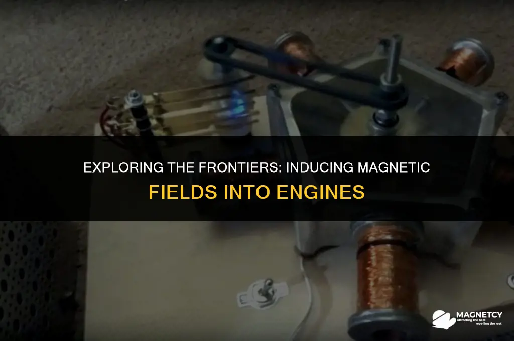 has anyone ever induced a magnetic field into an engine