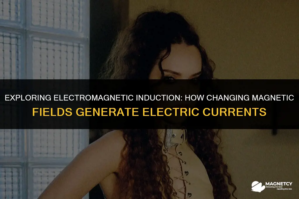 how a changing magnetic field produces an electric current