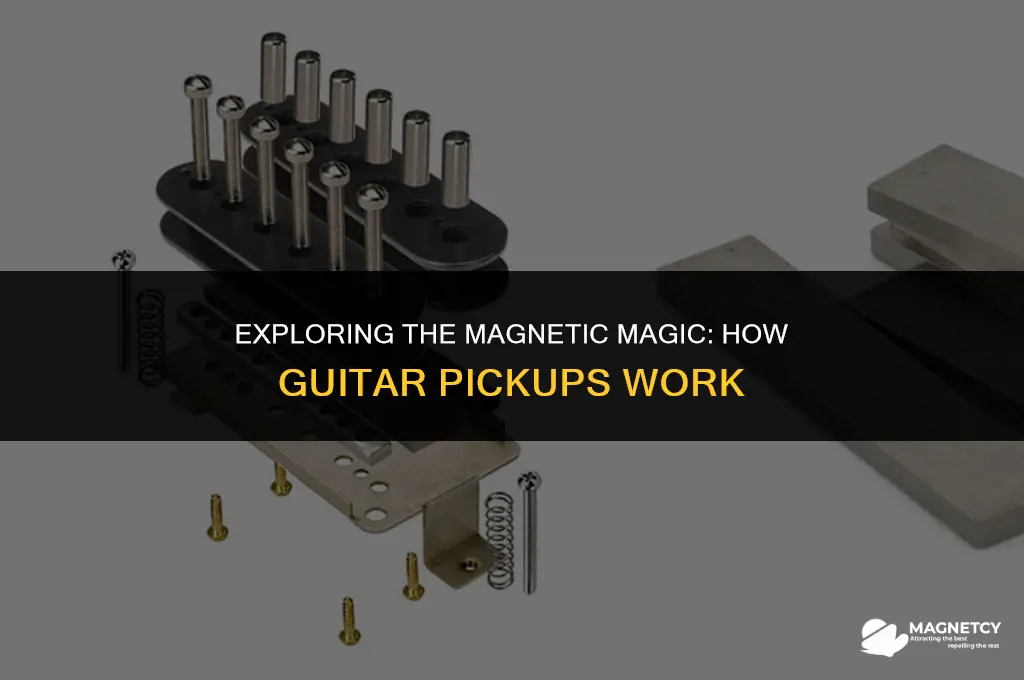 how a guitar pickup magnet works