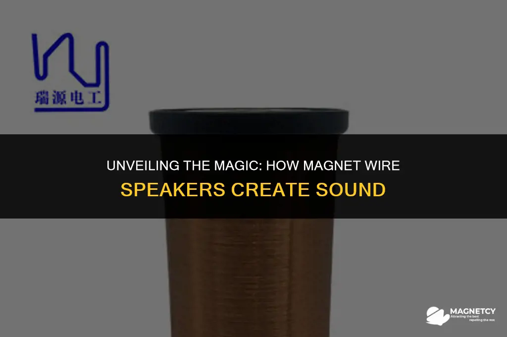 how a magnet wire speaker works