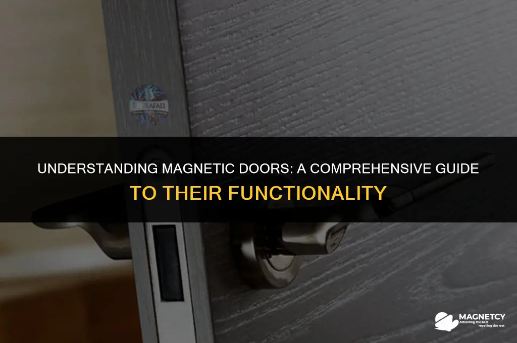 how a magnetic door works
