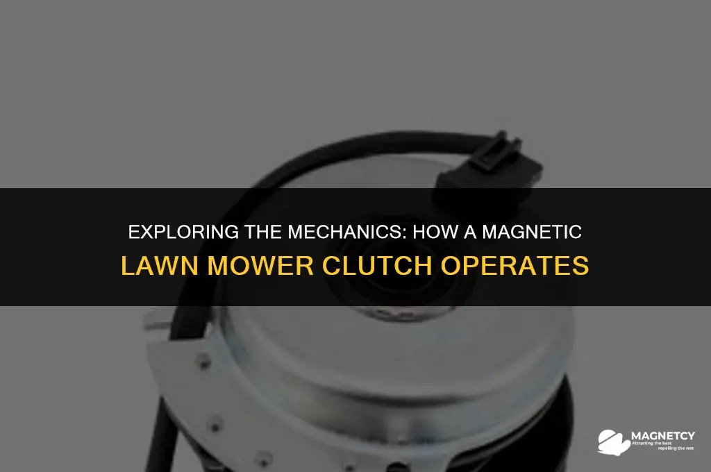 how a magnetic lawn mower clutch works