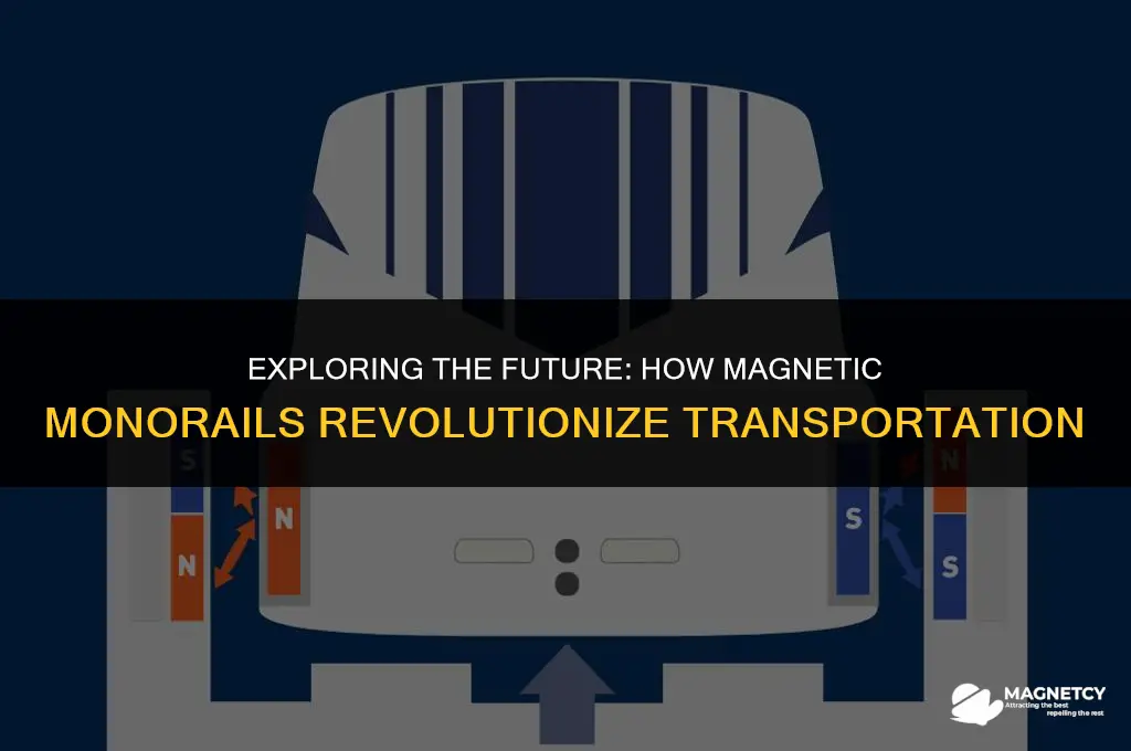 how a magnetic monorail works