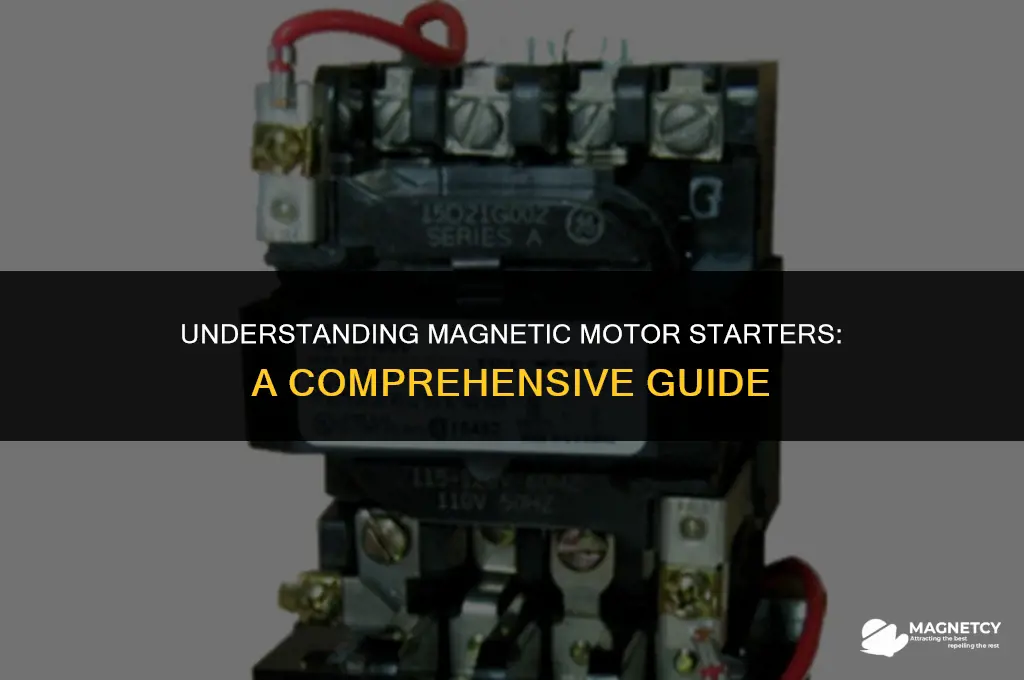 how a magnetic motor starter works