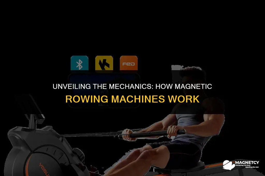 how a magnetic rowing machine works