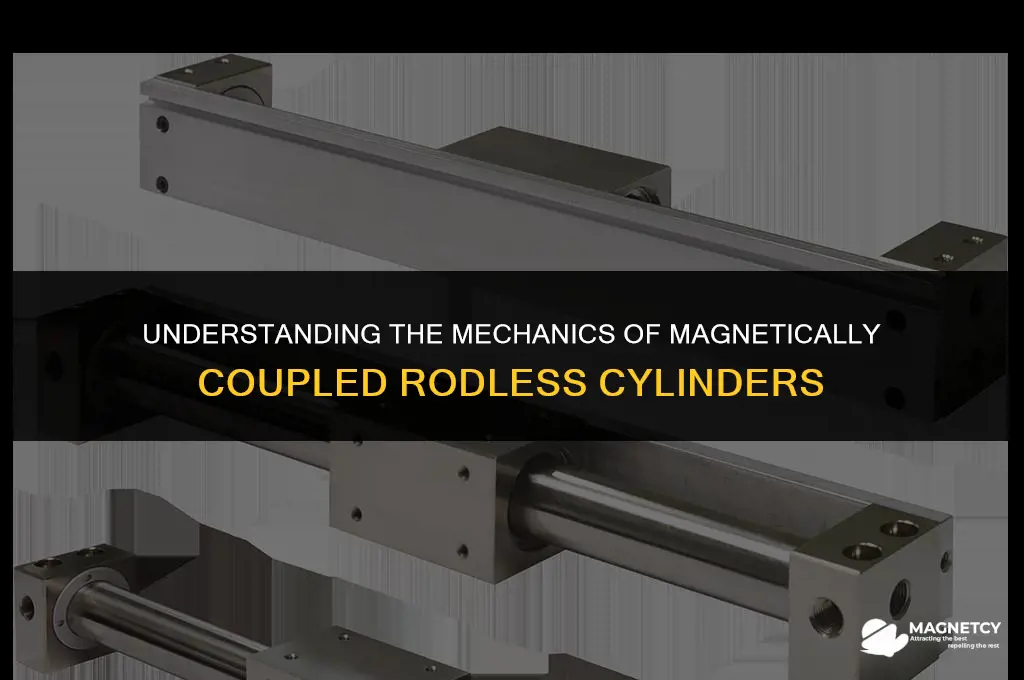 how a magnetically coupled rodless cylinder works
