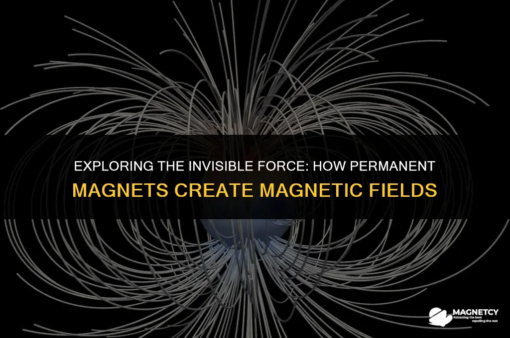 how a permanent magnet has a magnetic field