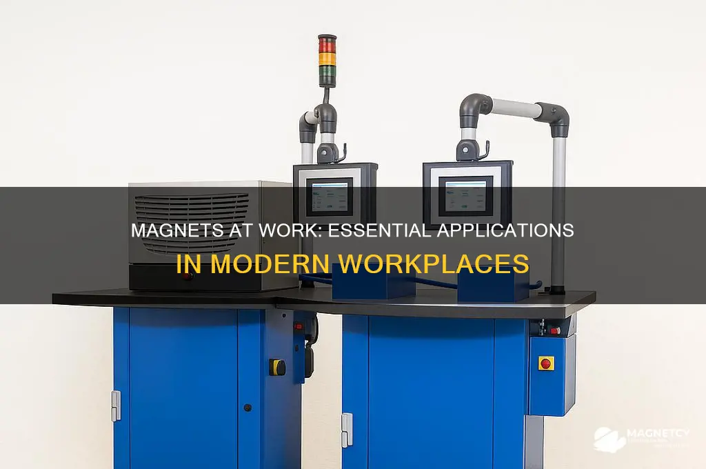 how and where are magnets used in places of work