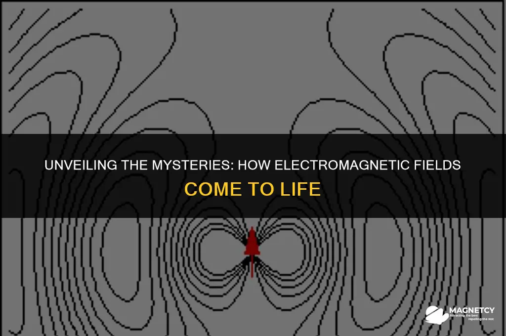 how are ecectro magnetic fields generated