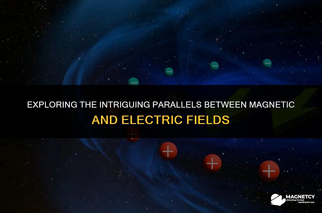 how are magnetic fields and electric fields similar