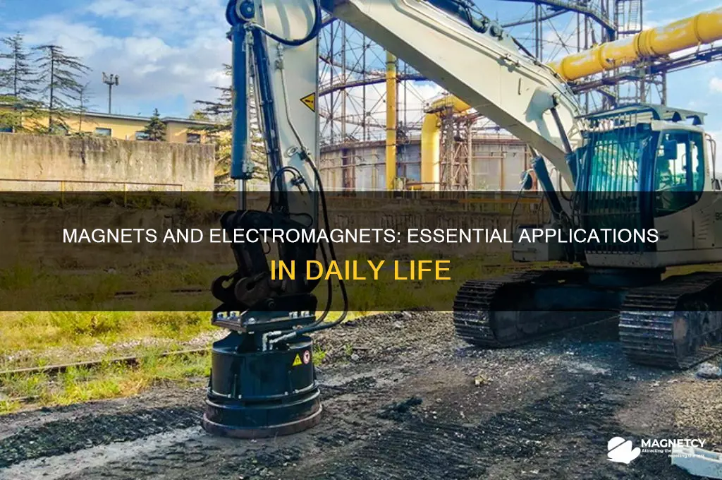how are magnets and electromagnets used in everyday life