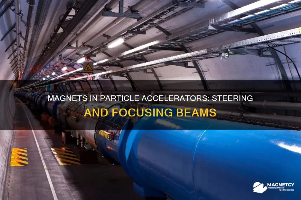 how are magnets used in a particle accelerator