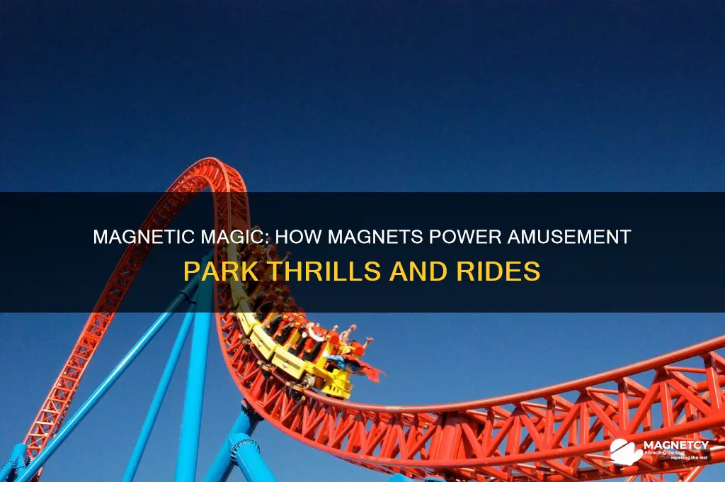 how are magnets used in amusement park rides