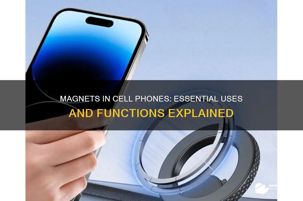 how are magnets used in cell phones