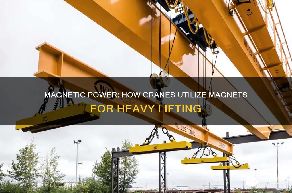 how are magnets used in cranes