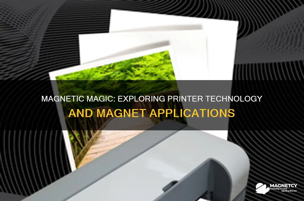 how are magnets used in printers