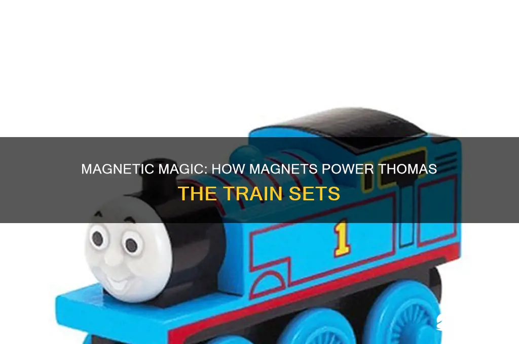 how are magnets used in thomas the train sets