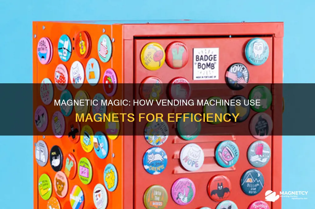 how are magnets used in vending machines