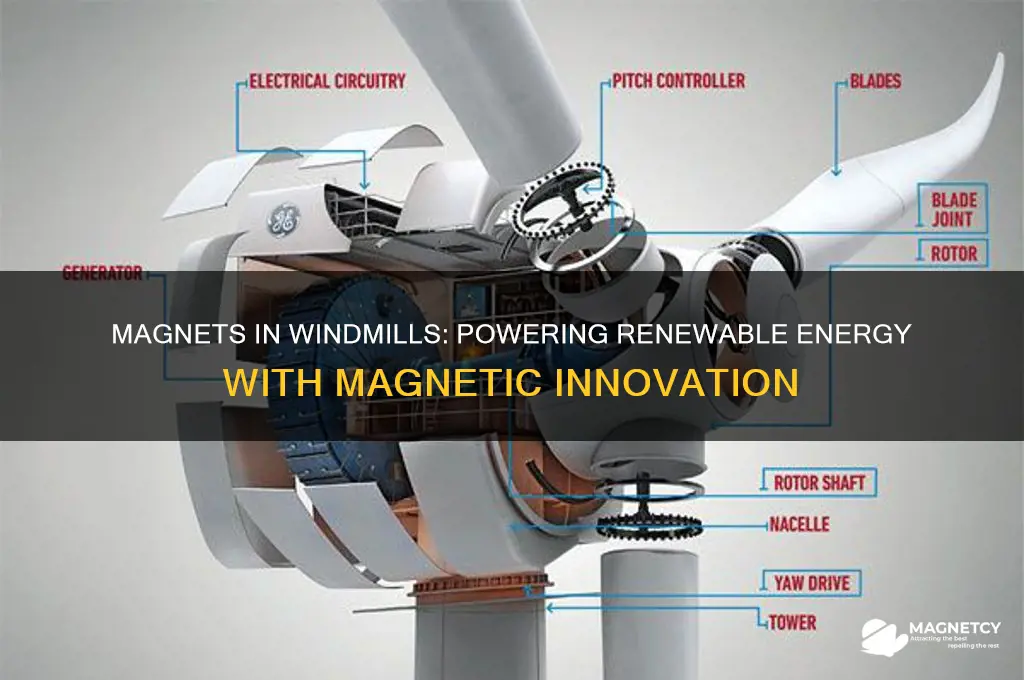 how are magnets used in windmills