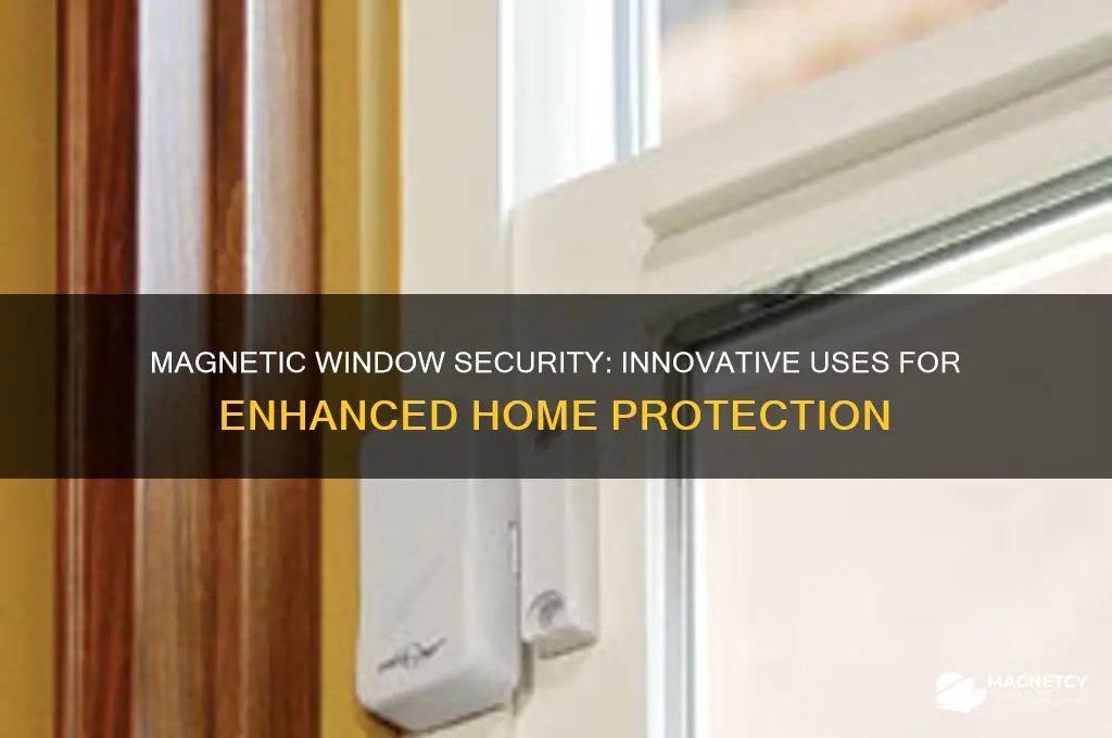 how are magnets used in window security system