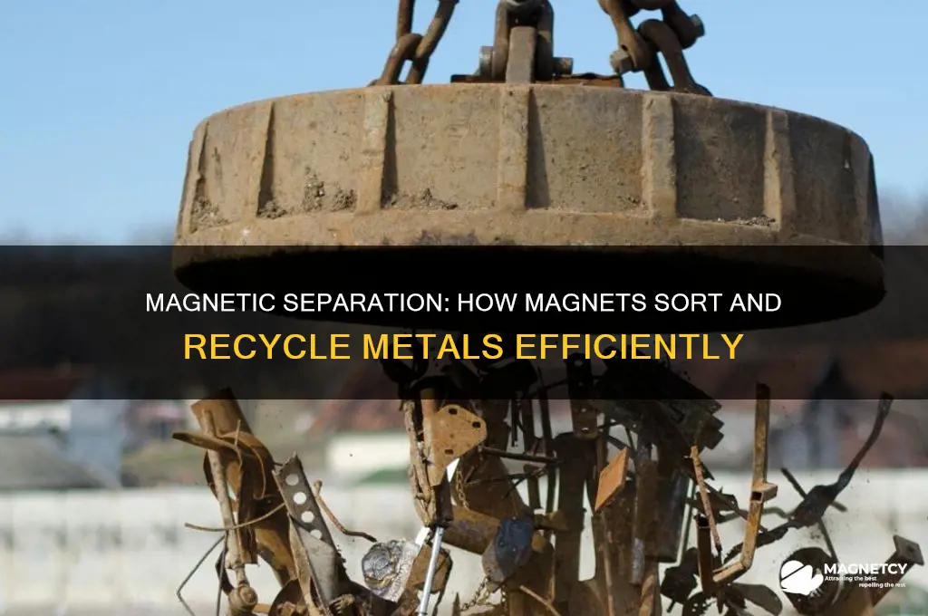 how are magnets used to separate different types of metal