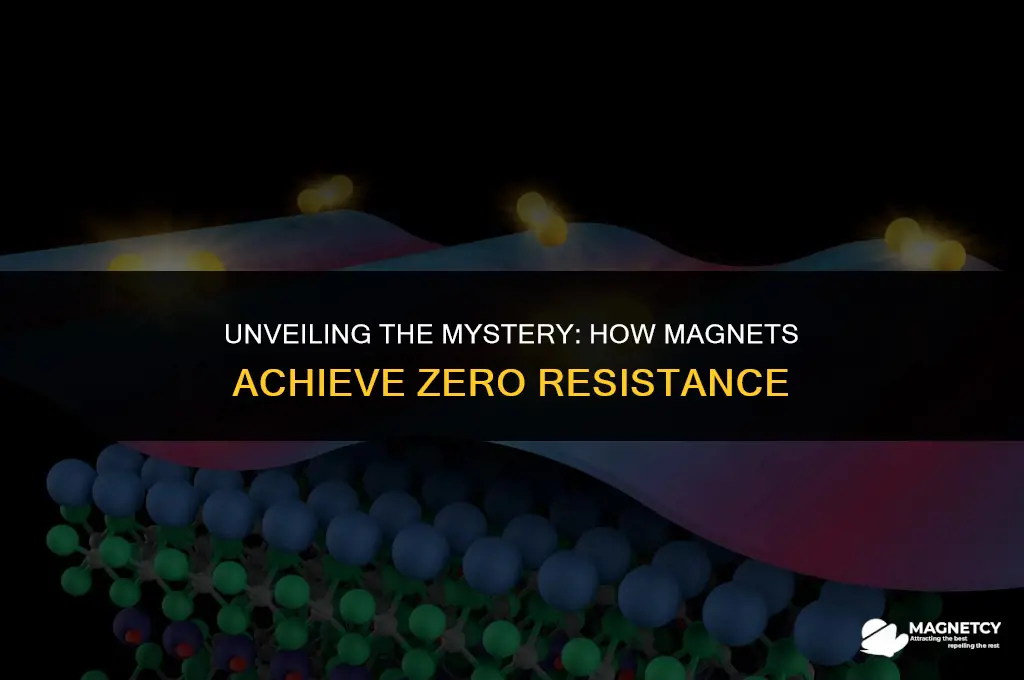 how are the magnets able to have zero resistance