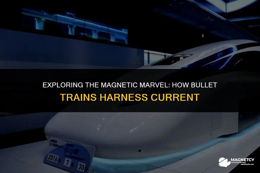 how bullet train work on the magnetic effect of current