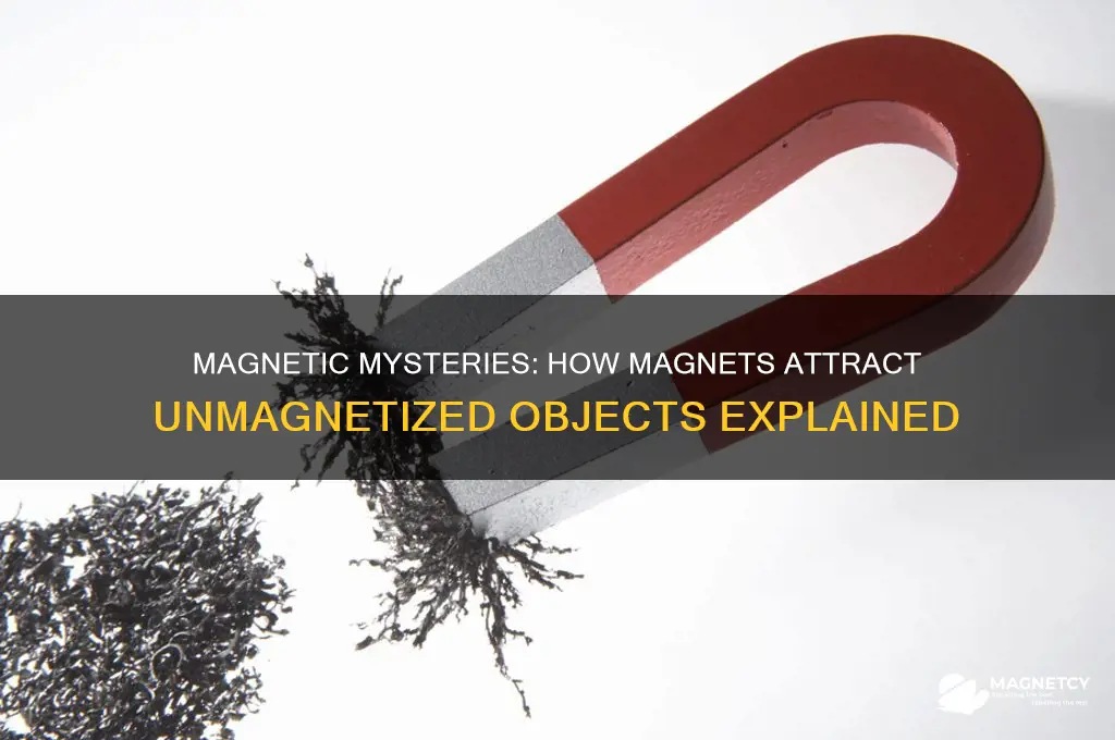 how can a magnet attract an unmagnetized object