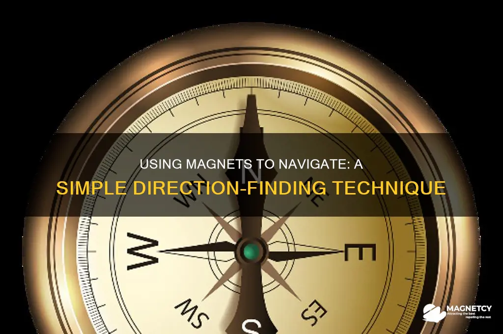 how can a magnet be used to find direction