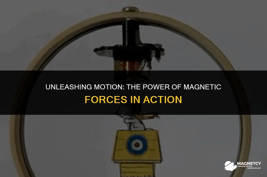 how can a magnetic force make an object move