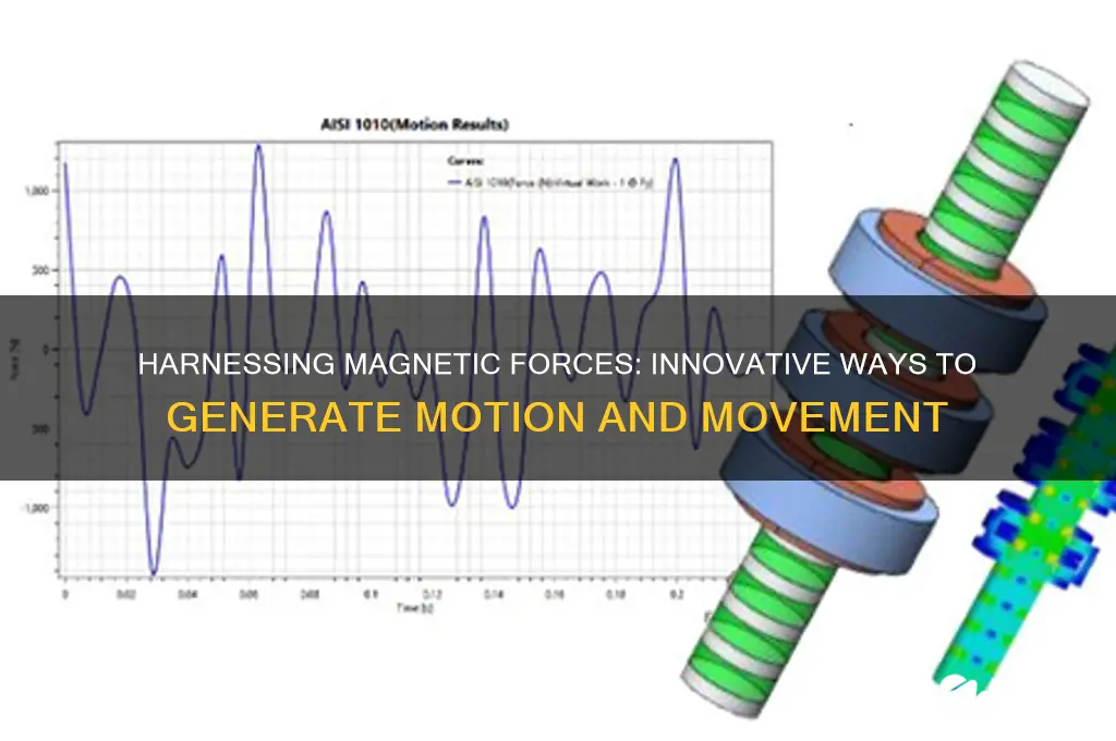 how can a magnetism can be used to create movement