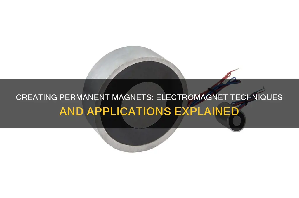how can electromagnets be used to make permanent magnets