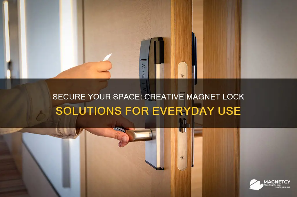 how can i use a magnet for a lock