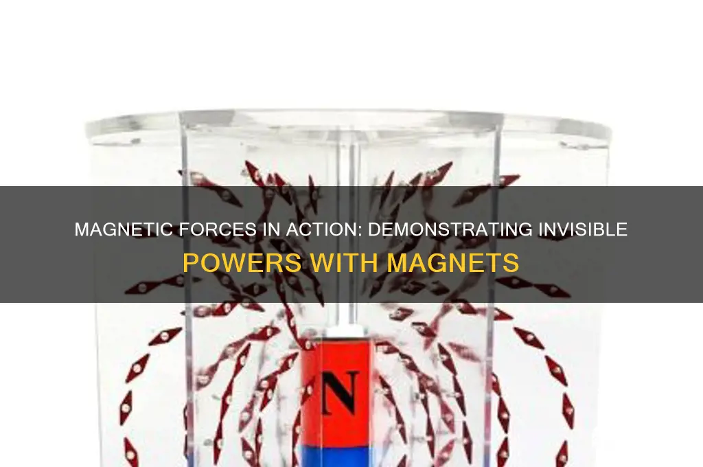 how can magnets be used to show forces