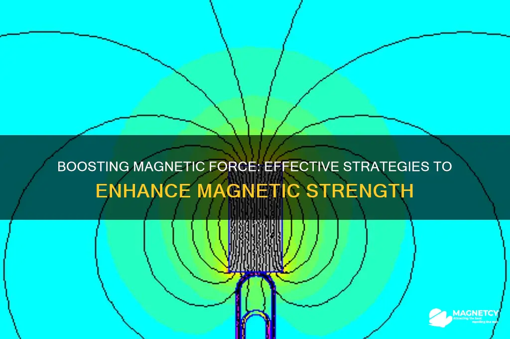 how can you increase the amount of magnetic force