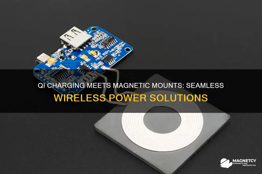 how can you use qi charging with magnetic mount