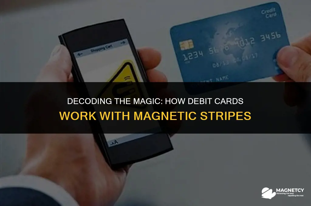how debit cards work magnetic