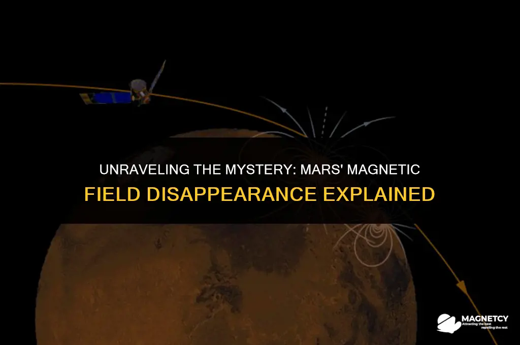 how did mars lose its magnetic field