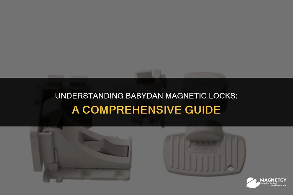 how do babydan magnetic locks work