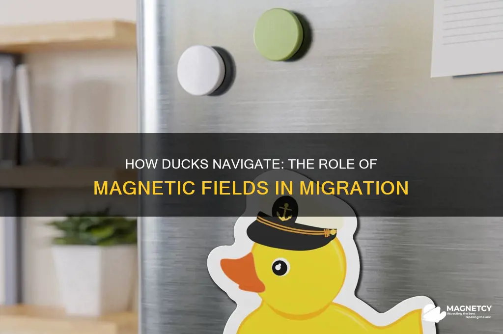 how do ducks use magnetic fields