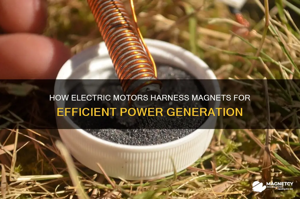 how do electric motors use magnets