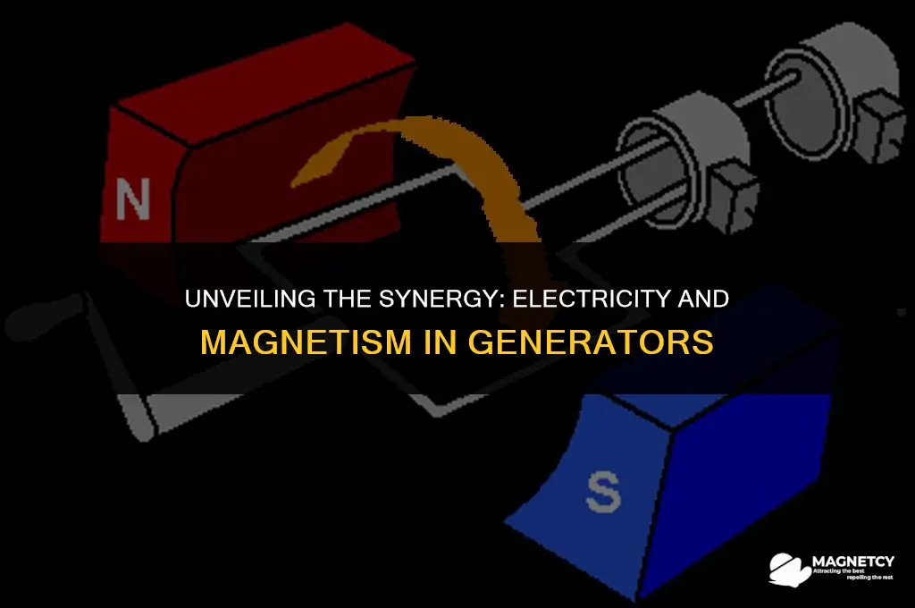 how do electricity and magnetism work together in a generator