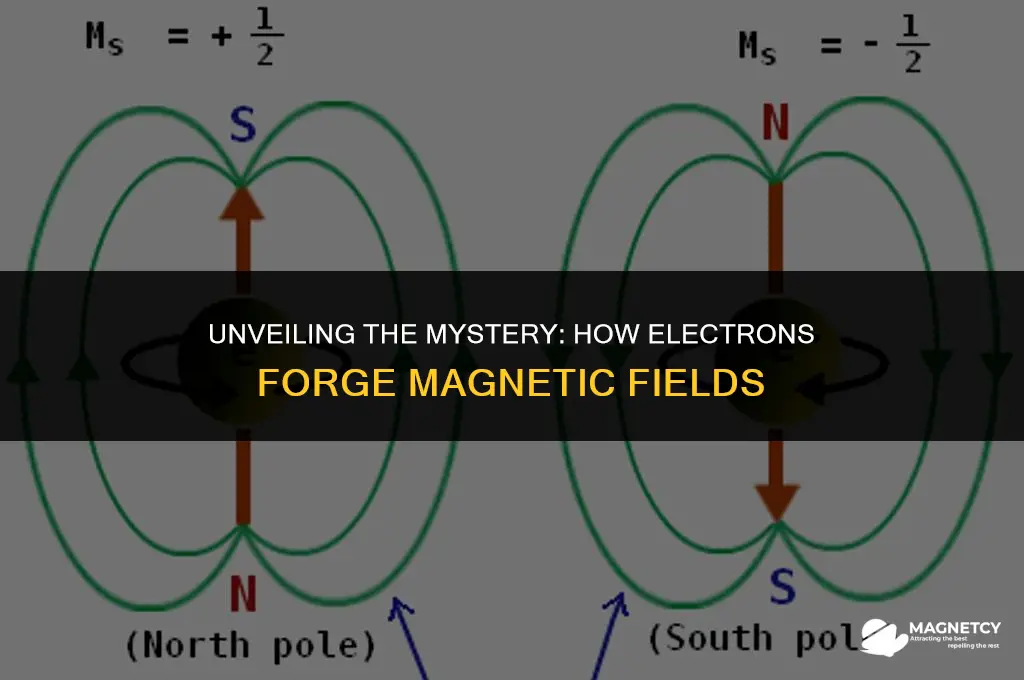 how do electrons make a magnetic field