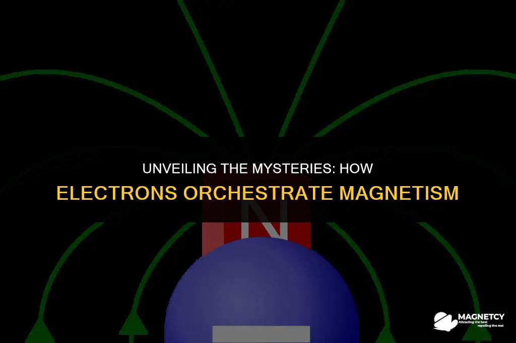 how do electrons work in magnets