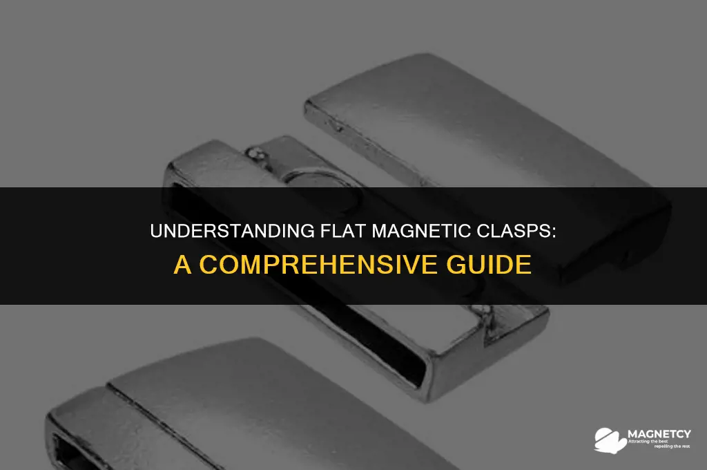 how do flat magnetic clasps work