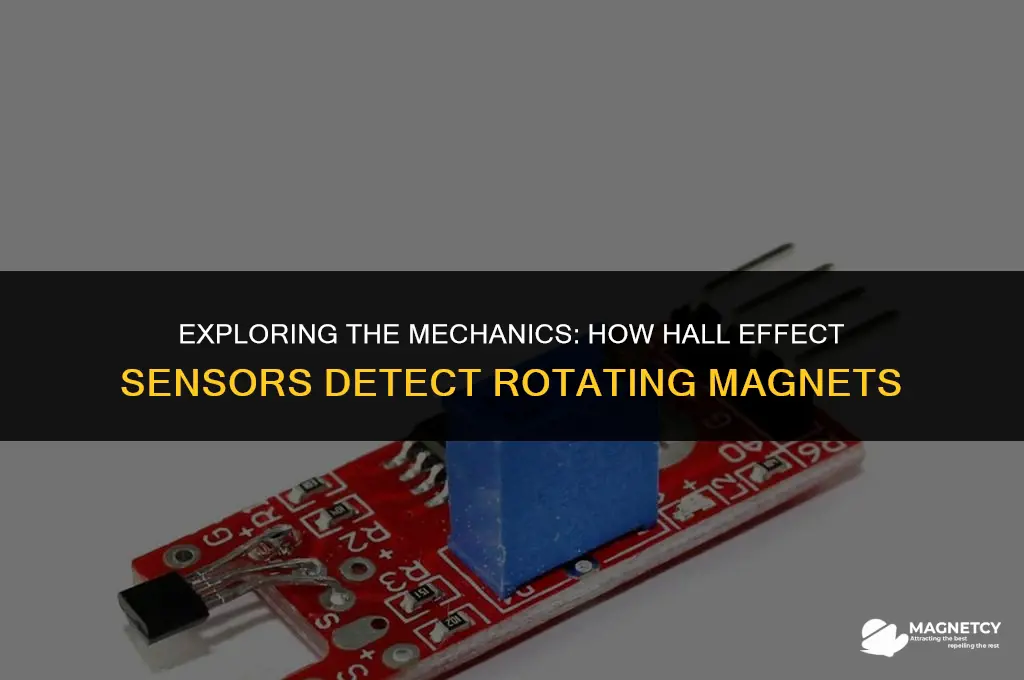 how do hall effect sensors work rotating magnet