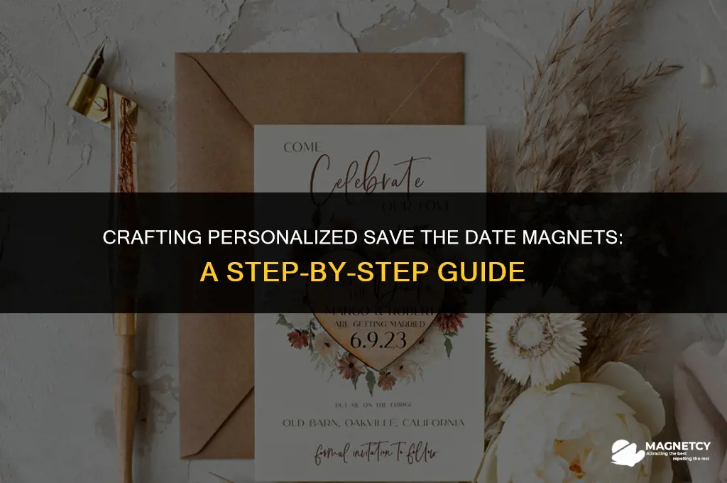 how do i make save the date magnets
