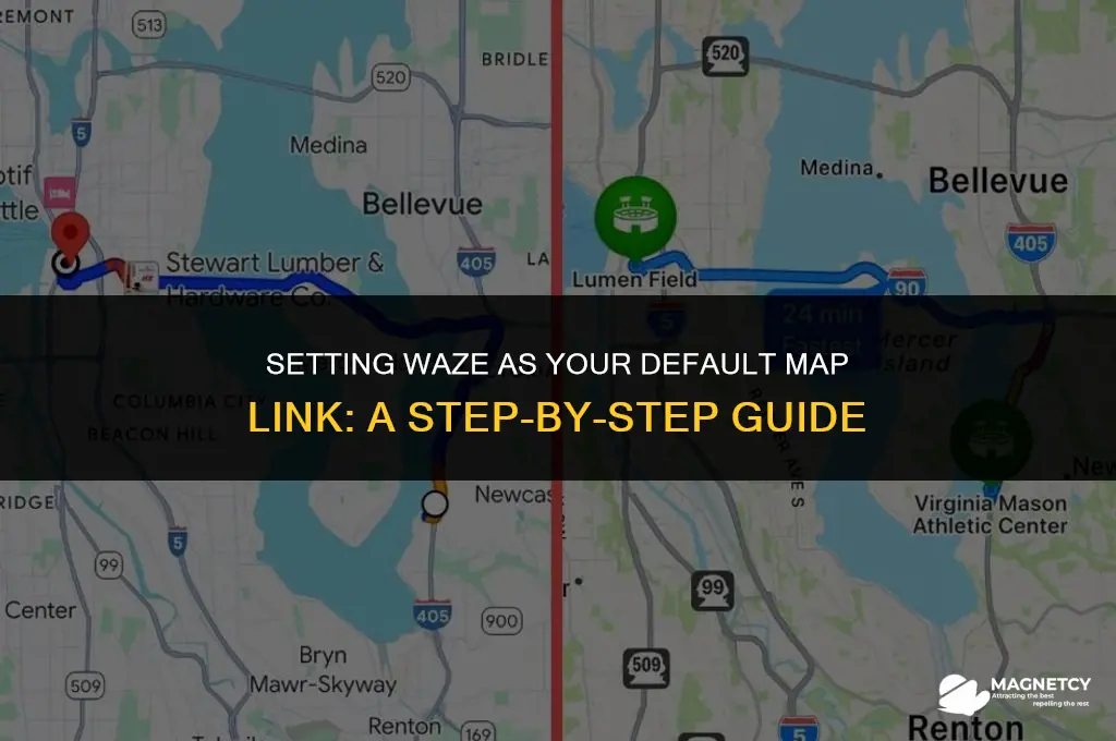 how do i make waze my default magnet link