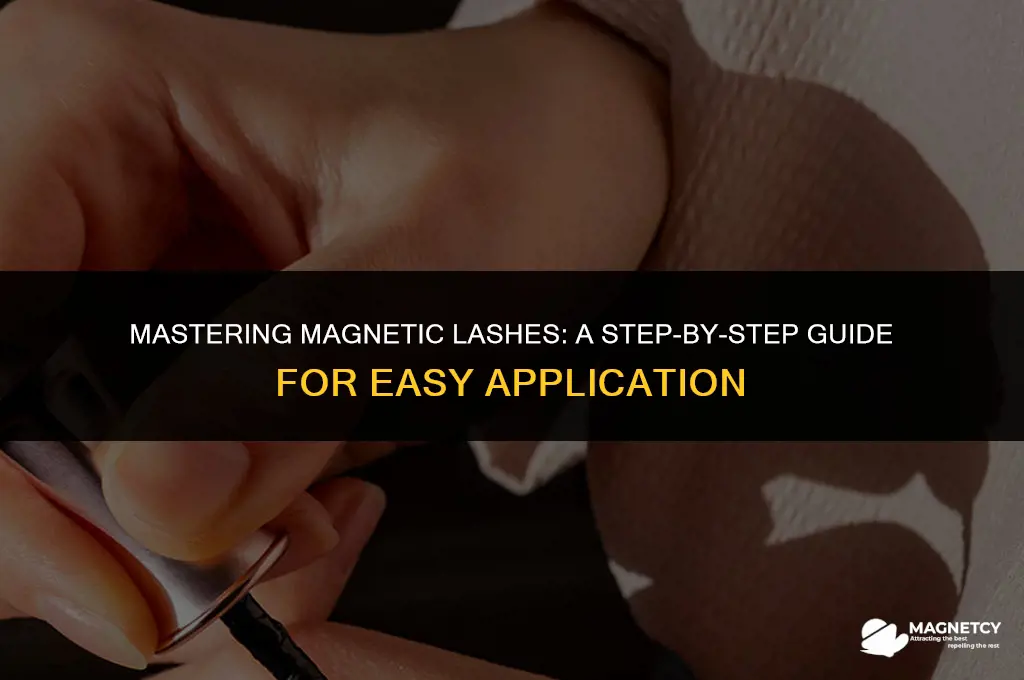 how do i put magnetic eyelashes on