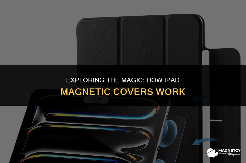 how do ipad magnetic covers work